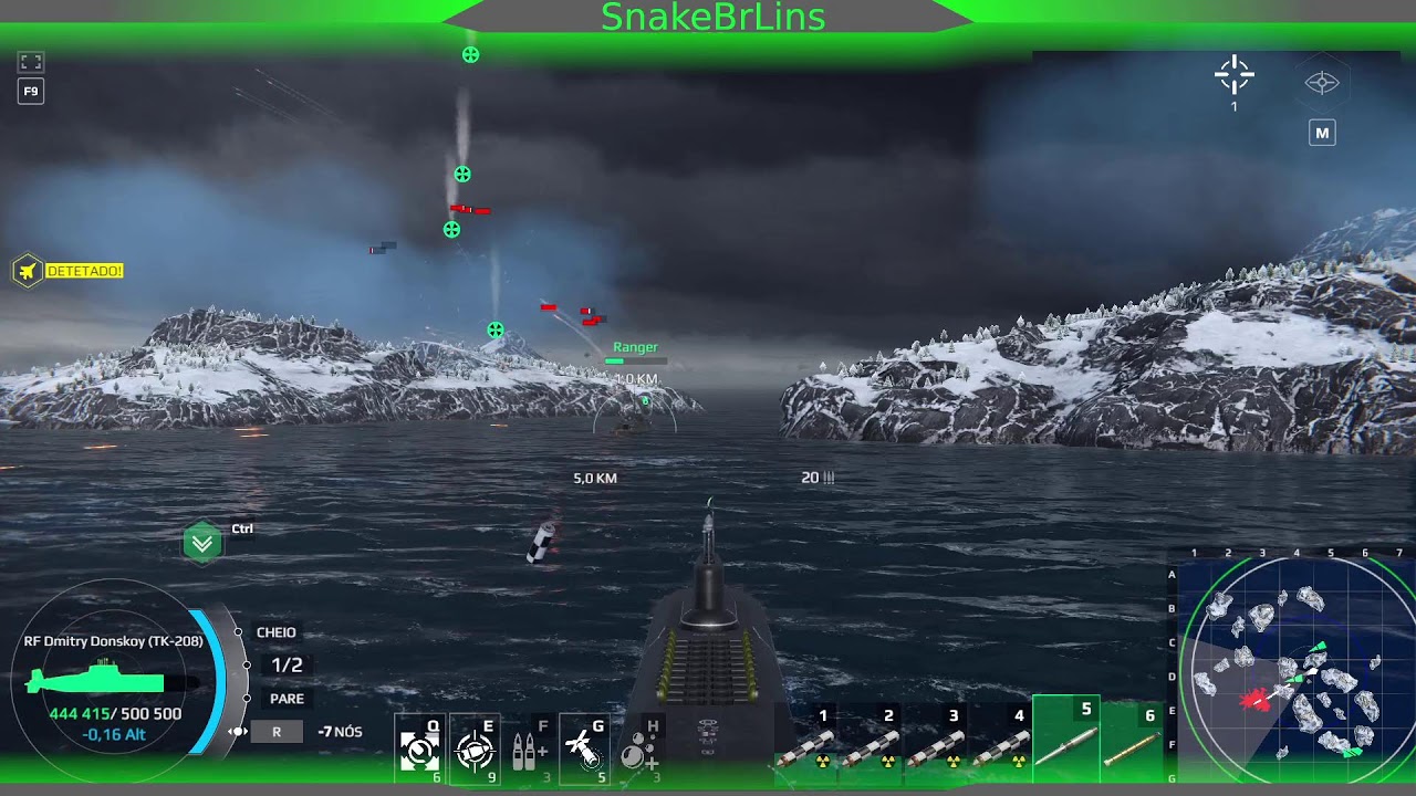 Treinando Modern Warships SnakeBrLins