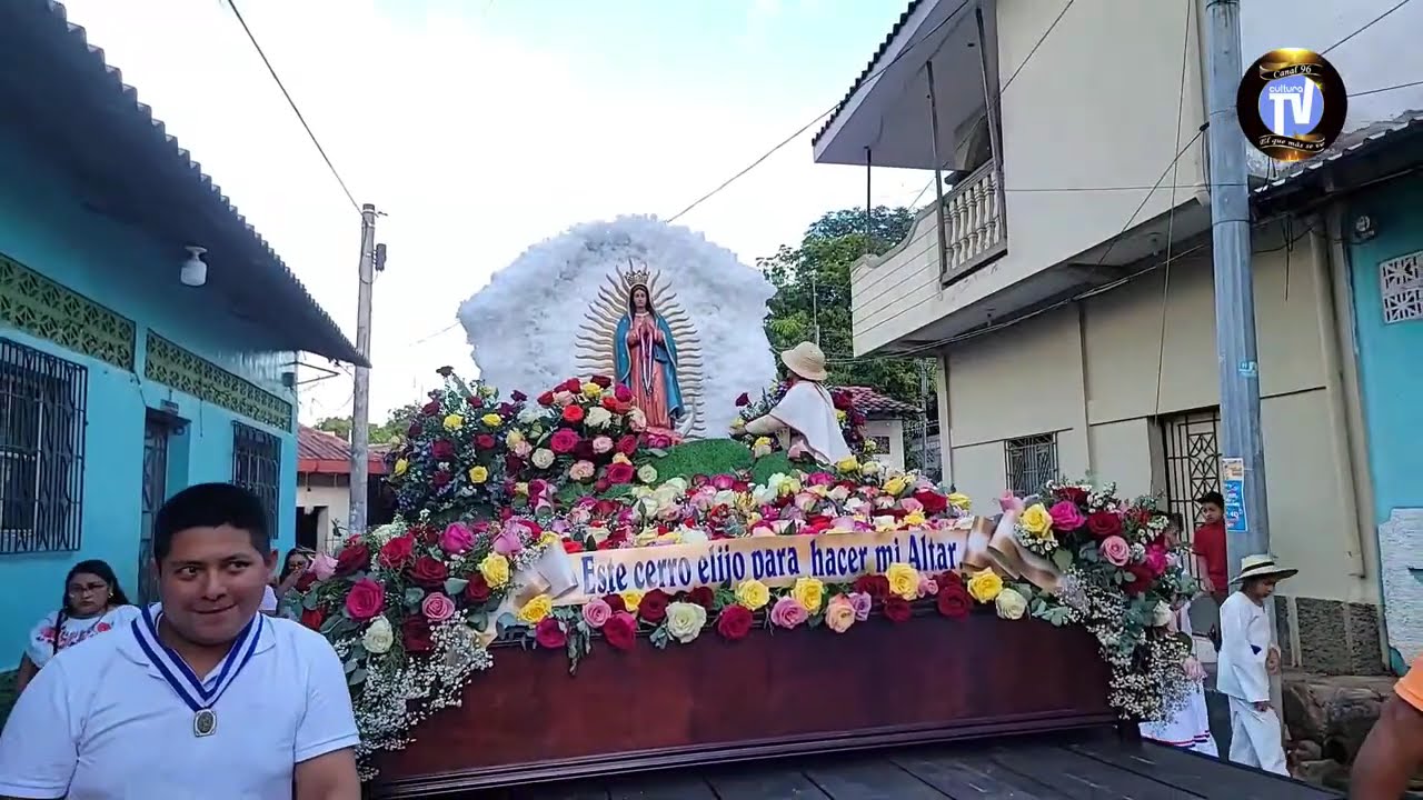 En vivo | Procesión de entrada de la Virgen de Guadalupe, desde Yucuaiquín