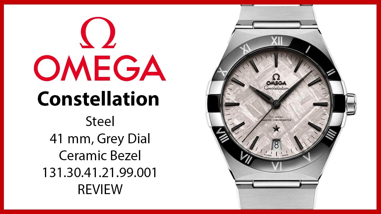▶ Обзор часов Omega Constellation 41 Steel Meteorite Grey Dial 131.30.41.21.99.001