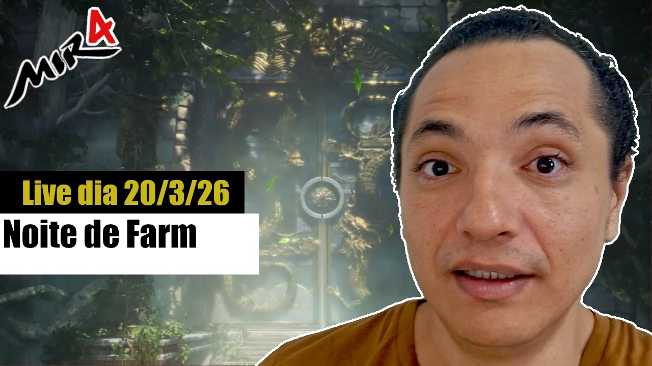 Mir4: noite de farm pesado!  ! Live do dia 20/03/2026 Roxinha: TuhTahPlay