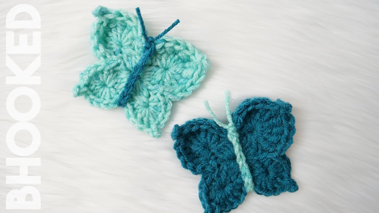 Turn Yarn Scraps into a Crochet Butterfly in 15 Minutes!