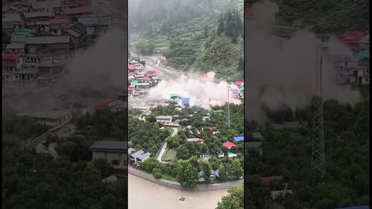 Dharali Uttarakashi cloudburst today, 5, August , 2025