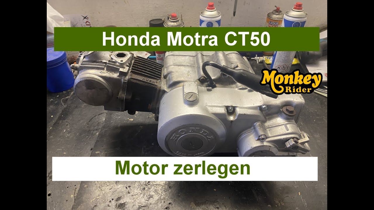 Honda Motra CT50J  ホンダ モトラ #13 Motor zerlegen Teil 1