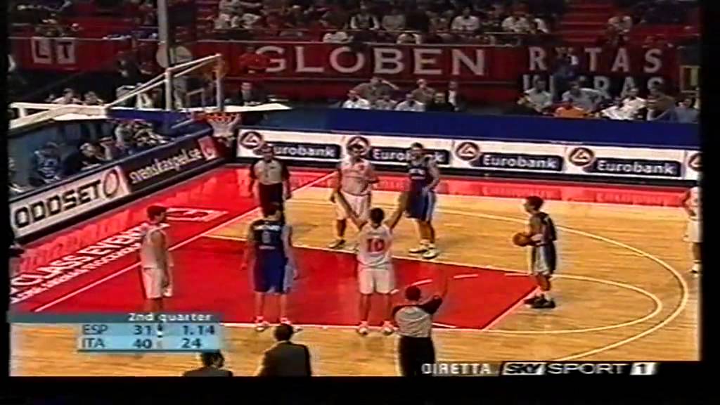 2003 Eurobasket Italy vs Spain Semifinal