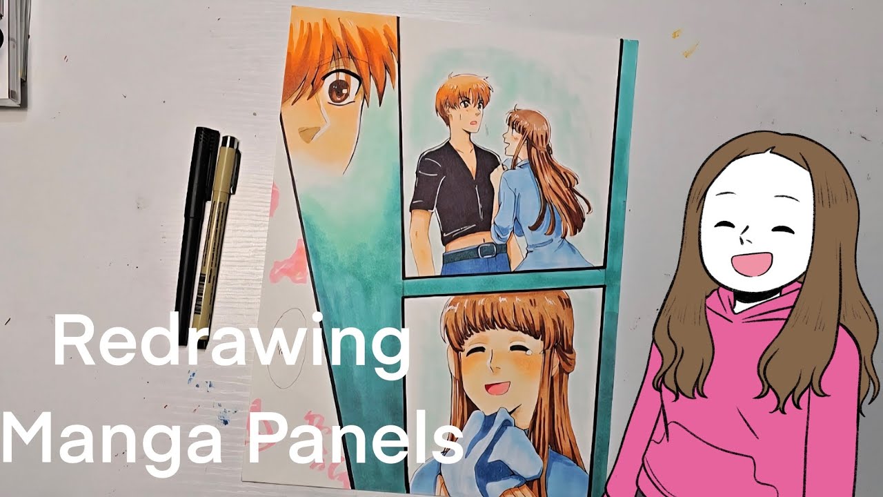 Redrawing Manga Panels in my Style