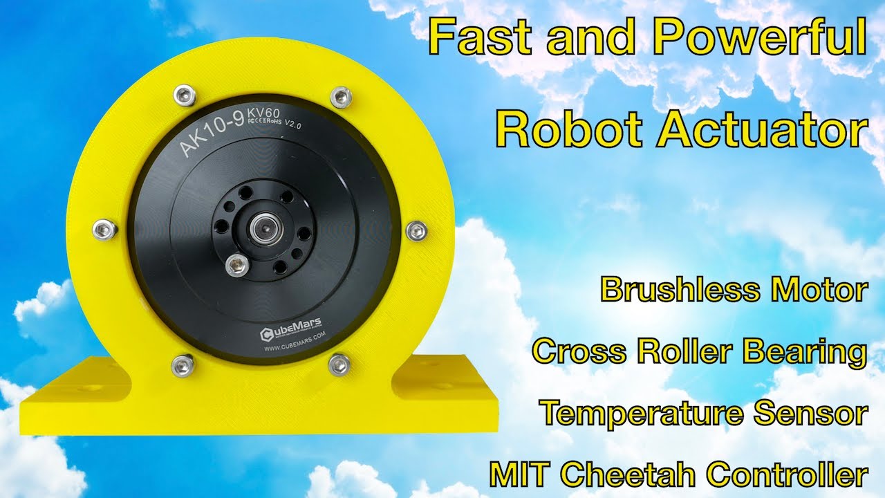 Collision detection and Gravity compensation with the almost perfect actuator (AK10-9 V2.0)