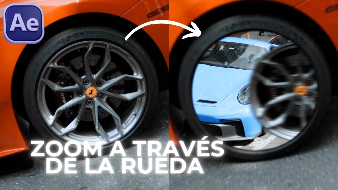 Tutorial Fácil: Efecto de Zoom a la Rueda en After Effects para Videos de Carros
