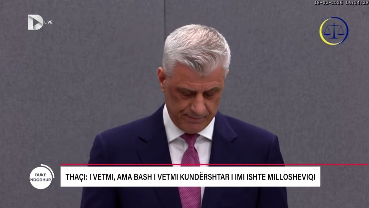 “I vetmi kundërshtar i imi ishte Millosheviqi” - Fjalimi i plotë i Hashim Thaçit në Hagë
