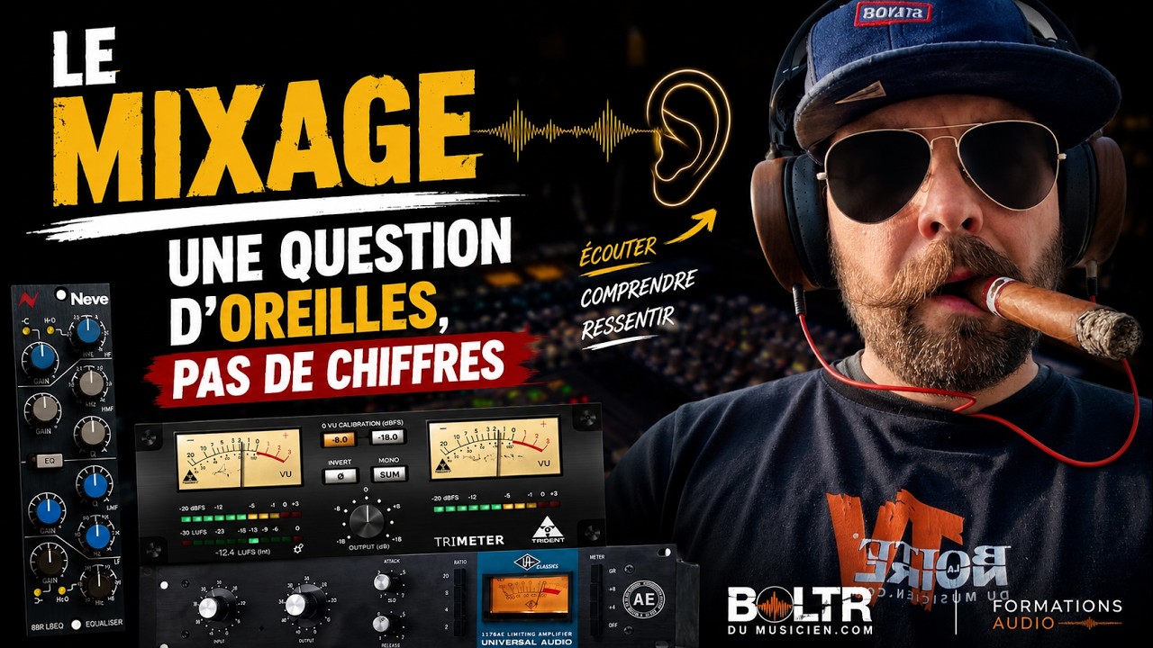 Le mixage  une question d’oreilles, pas de chiffres