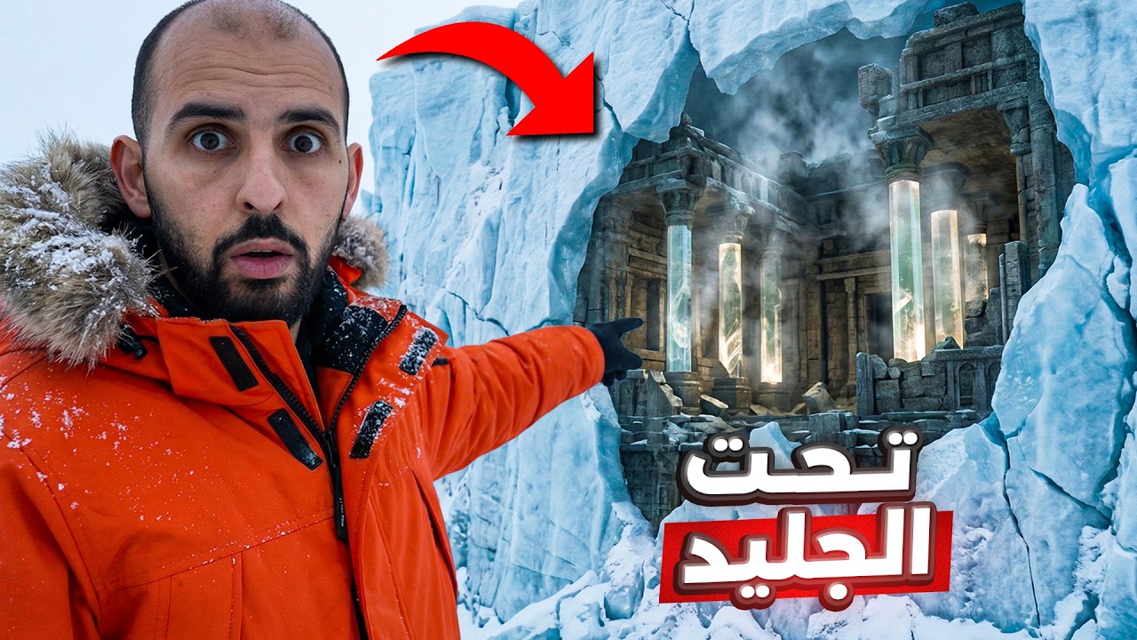 مدينة من الكريستال يعيش سكانها ألف سنة.. اختفت تحت جليد القطب الشمالي!! 😱❄️