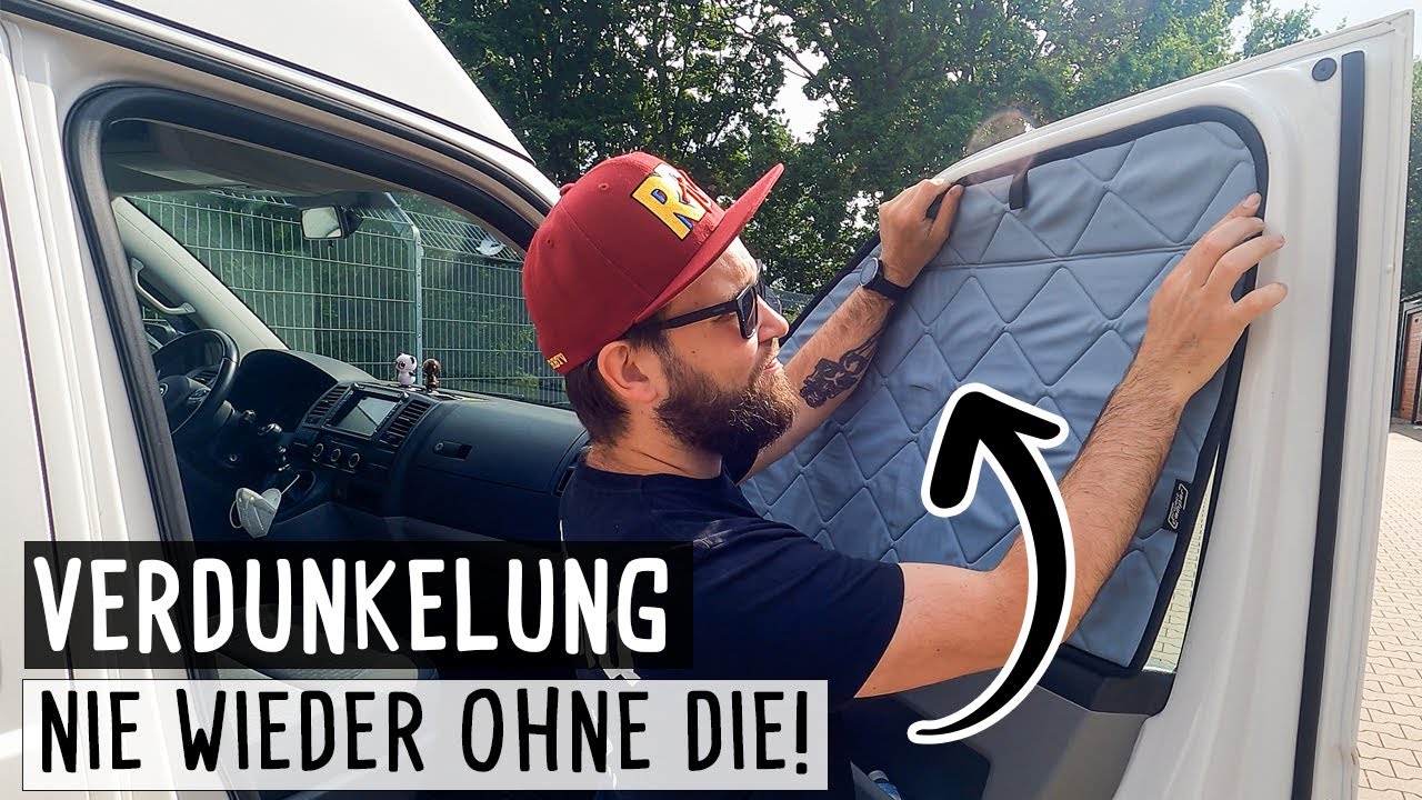 Verdunkelung im VW T5 Camper | Thermomatten von Project Camper