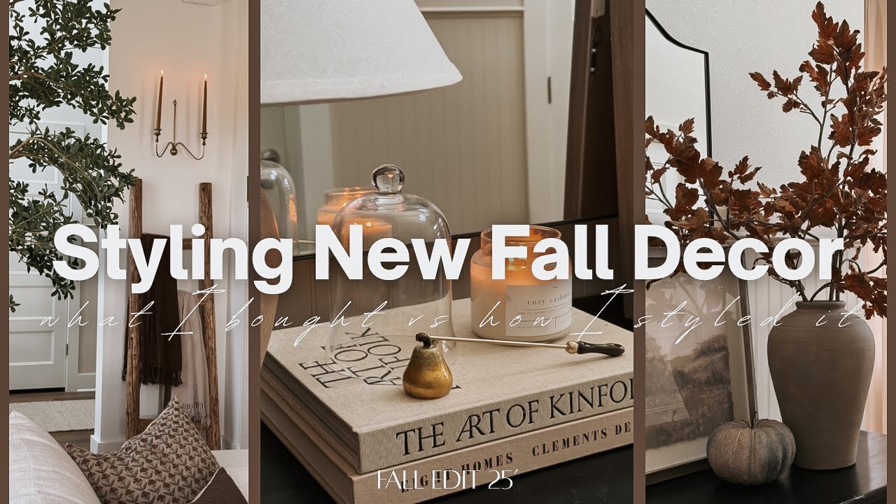 What I Bought Vs How I Styled It | Styling New Fall Decor | Fall 2025 🍂🍁