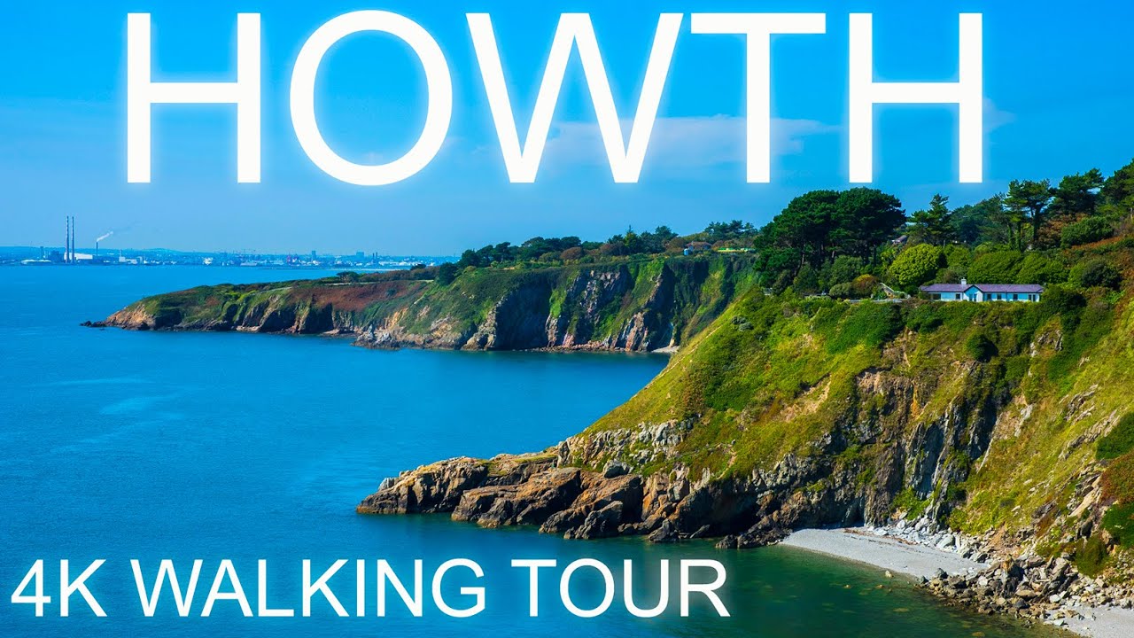 Howth Dublin 4K Cliff Walking Tour Ireland 2023
