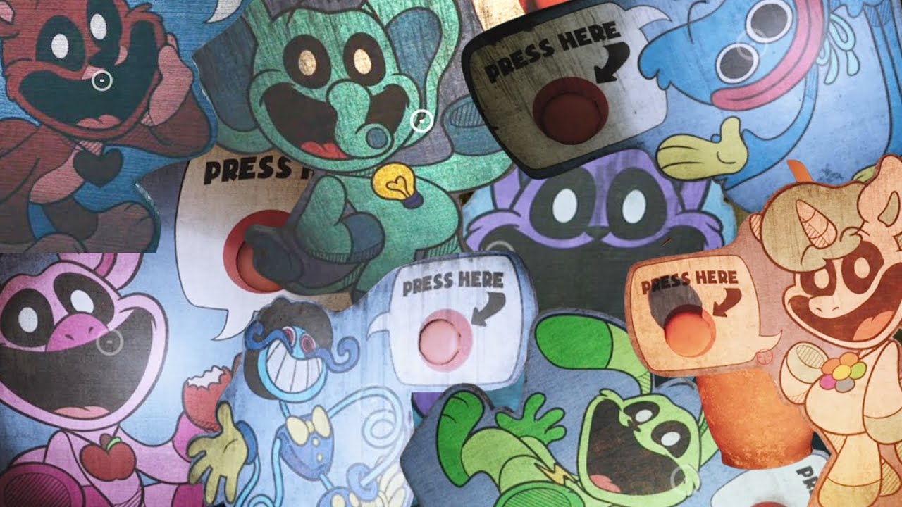 Poppy Playtime, Глава 3 — Все реплики из картонных фигурок