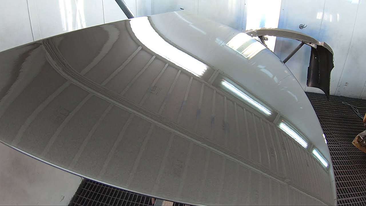Car painting | VW Passat rear end painting / Water base | Sata 5000 RP / Iwata ws400