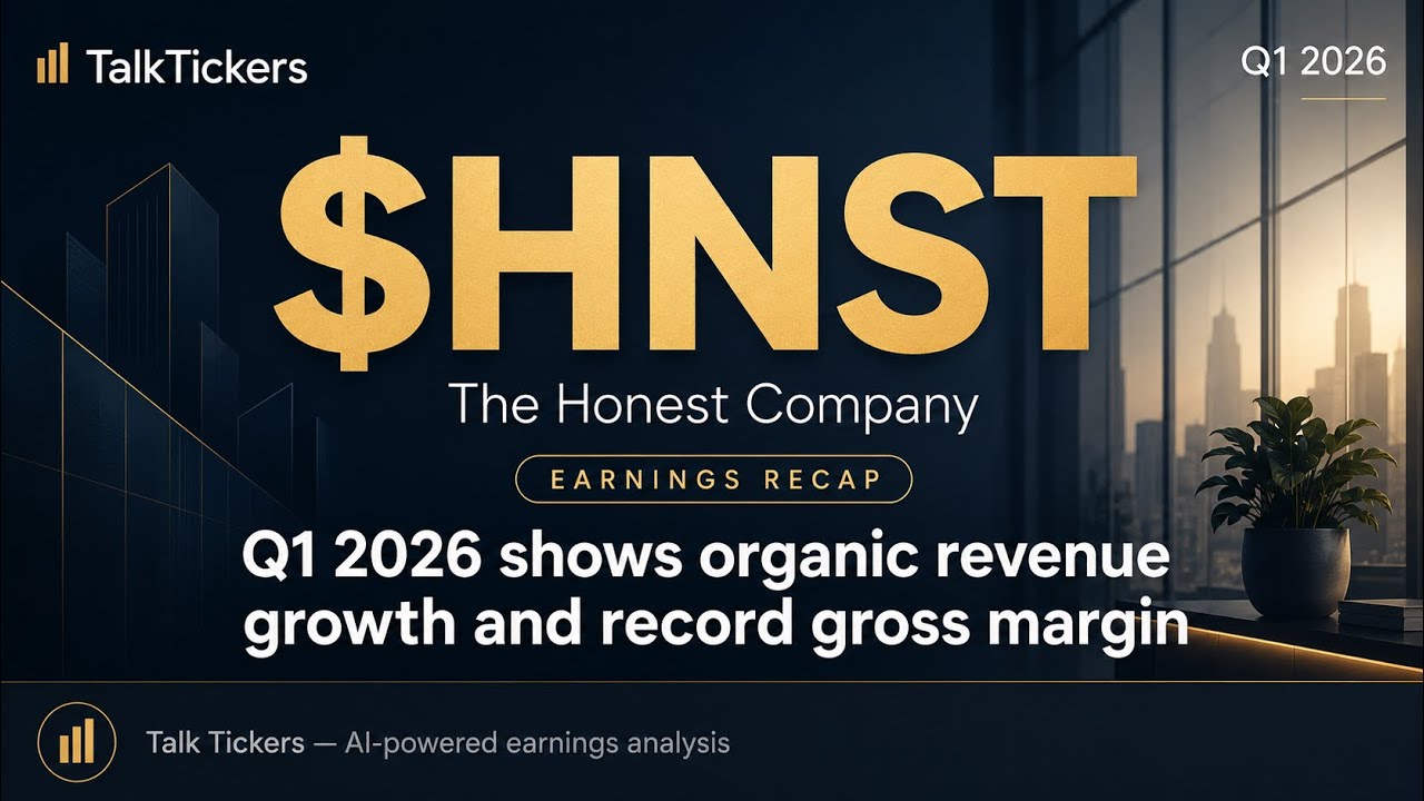 The Honest Company Q1 2026 Earnings: Strong Growth & Innovation