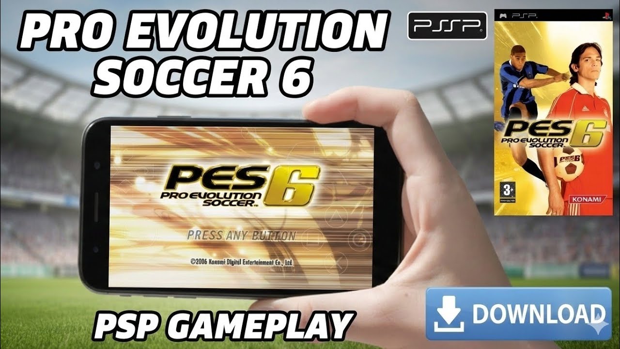Download Dan Main Game PES 6 Emulator Android - Nostalgia Game