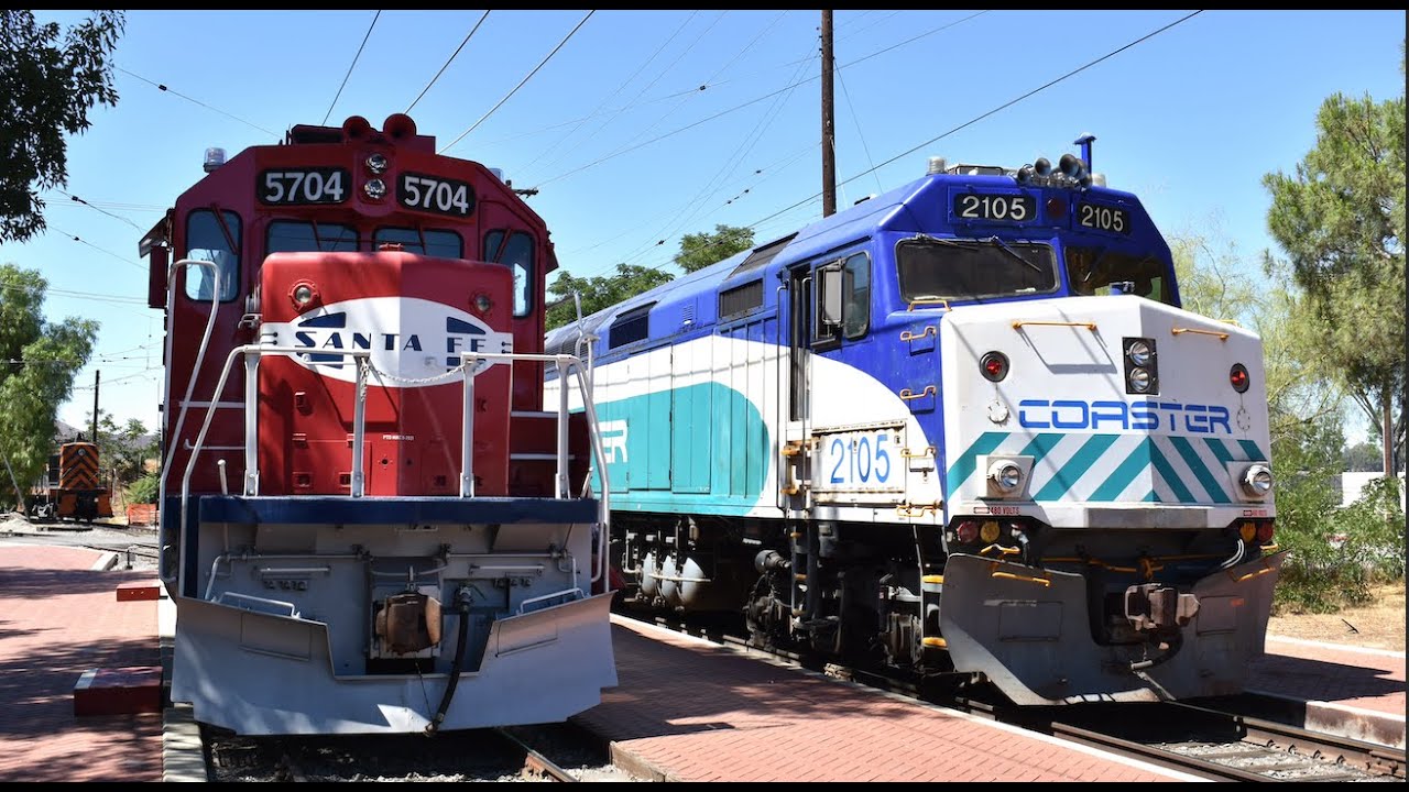 Coaster 2105 SoCal Railway Museum Debut - K5LA!!!