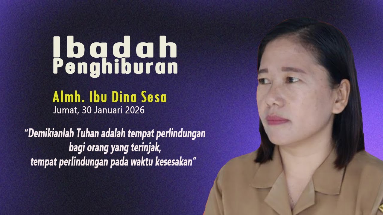 🔴[LIVE]  Ibadah Penghiburan Malam Terakhir Keluarga Almh. Ibu Dina Sesa Palembangan _ 30 Jan 2026