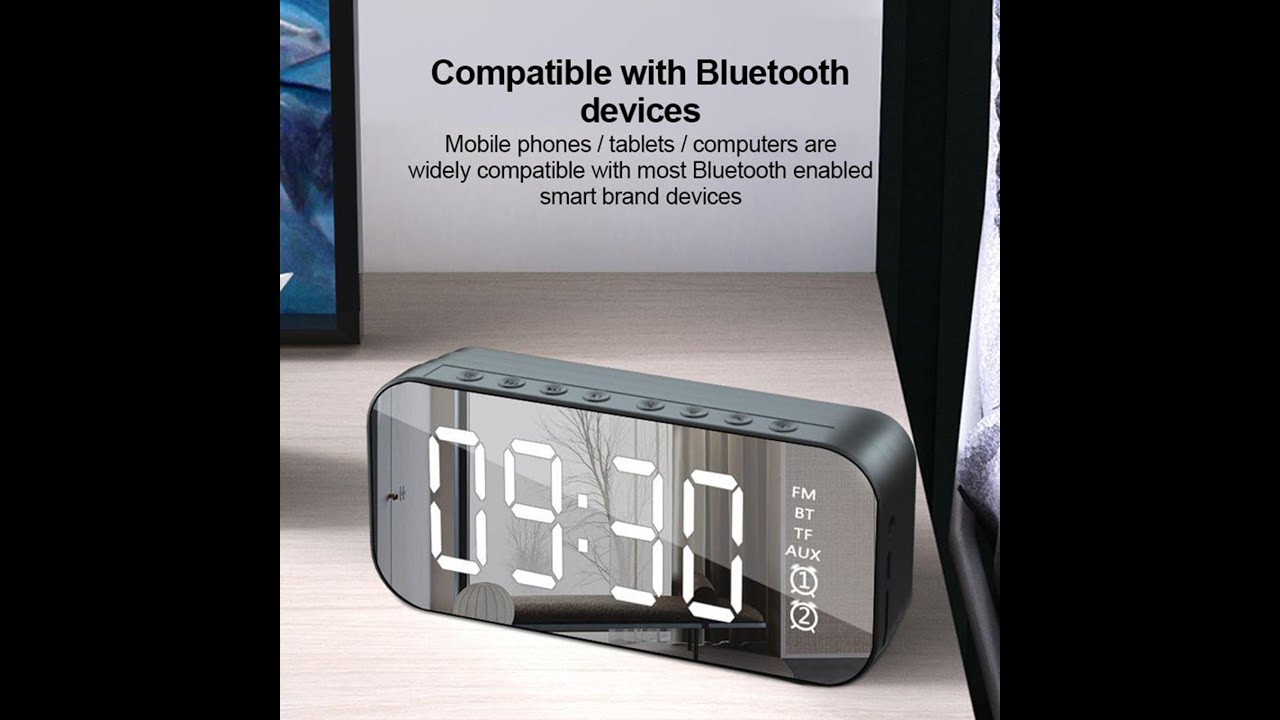 Configuración de Despertador Bocina Bluetooth