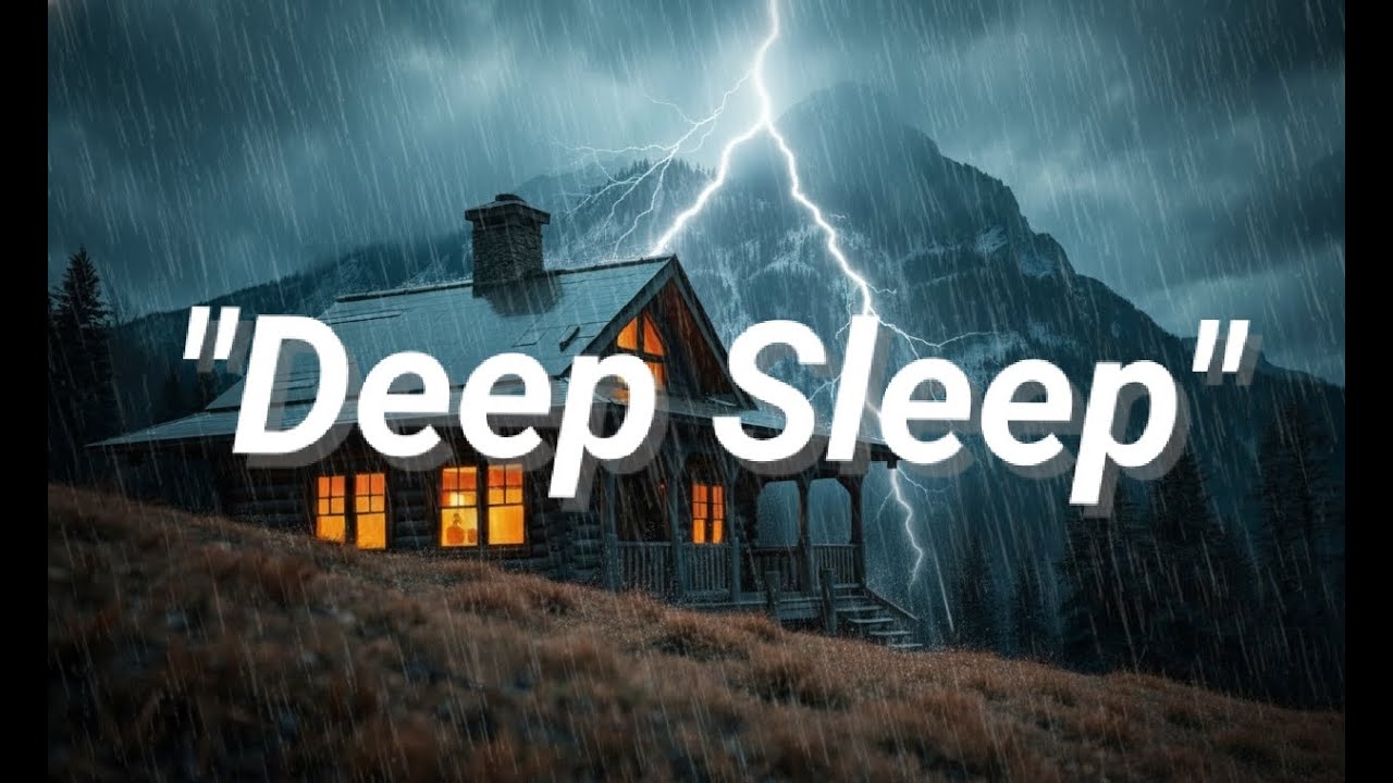 Pure Natural Rain Ambience ASMR for Deep Sleep – 1 Hour Rain Sound Only, No Music