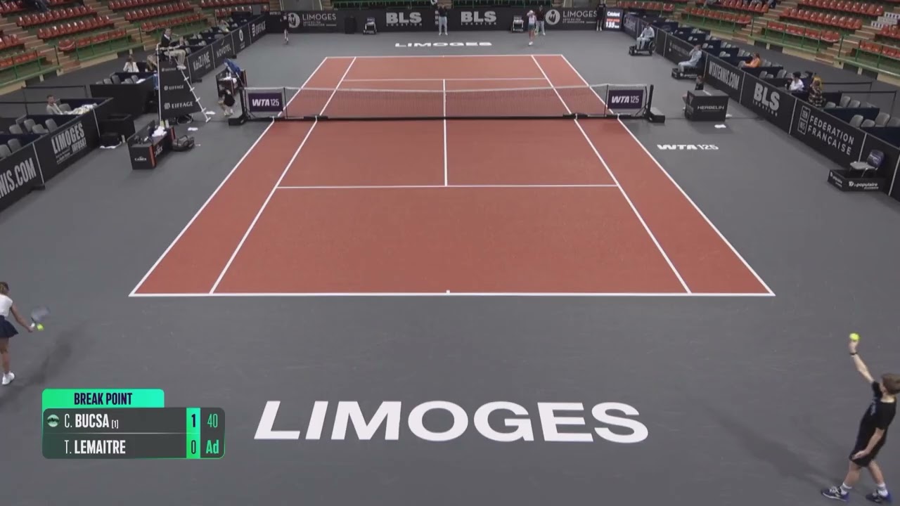 Cristina Bucsa [1] (ESP) vs Tiphanie Lemaitre [WC] (FRA) // 6-2 6-2 // W125 Limoges // 2nd Round