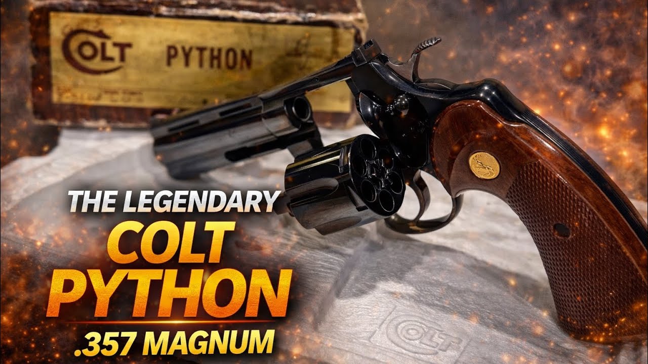 Rare Colt Python 357 Magnum Revolver | Classic Snake Guns!