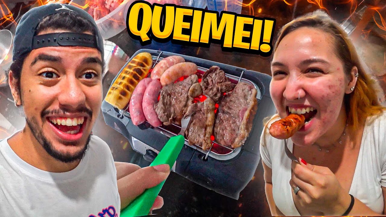 FIZEMOS O PRIMEIRO CHURRASCO DO ANO E JA DEU ERRADO