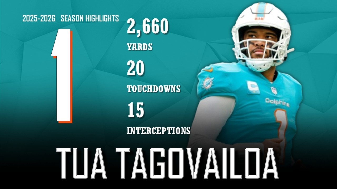 Tua Tagovailoa || 2025-2026 Miami Dolphins Highlights