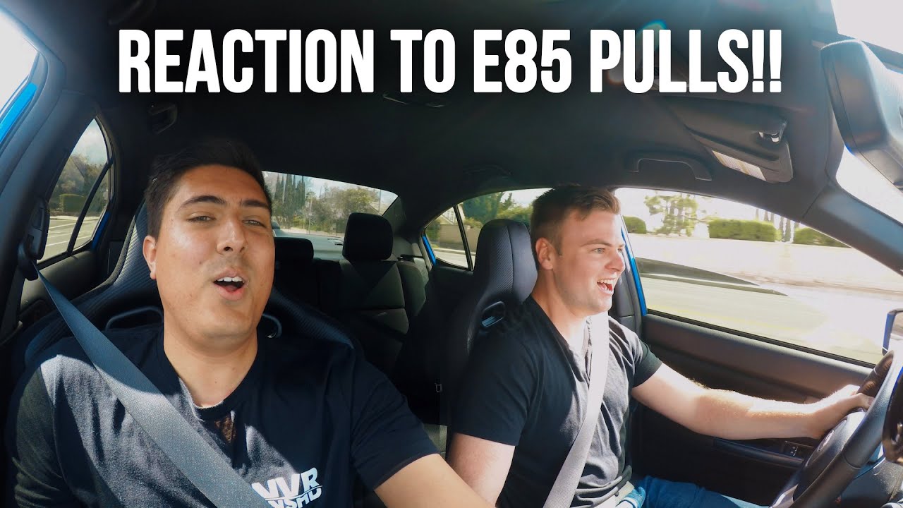 Jordan's Reaction to the 380hp 2017 WRX on E85!!