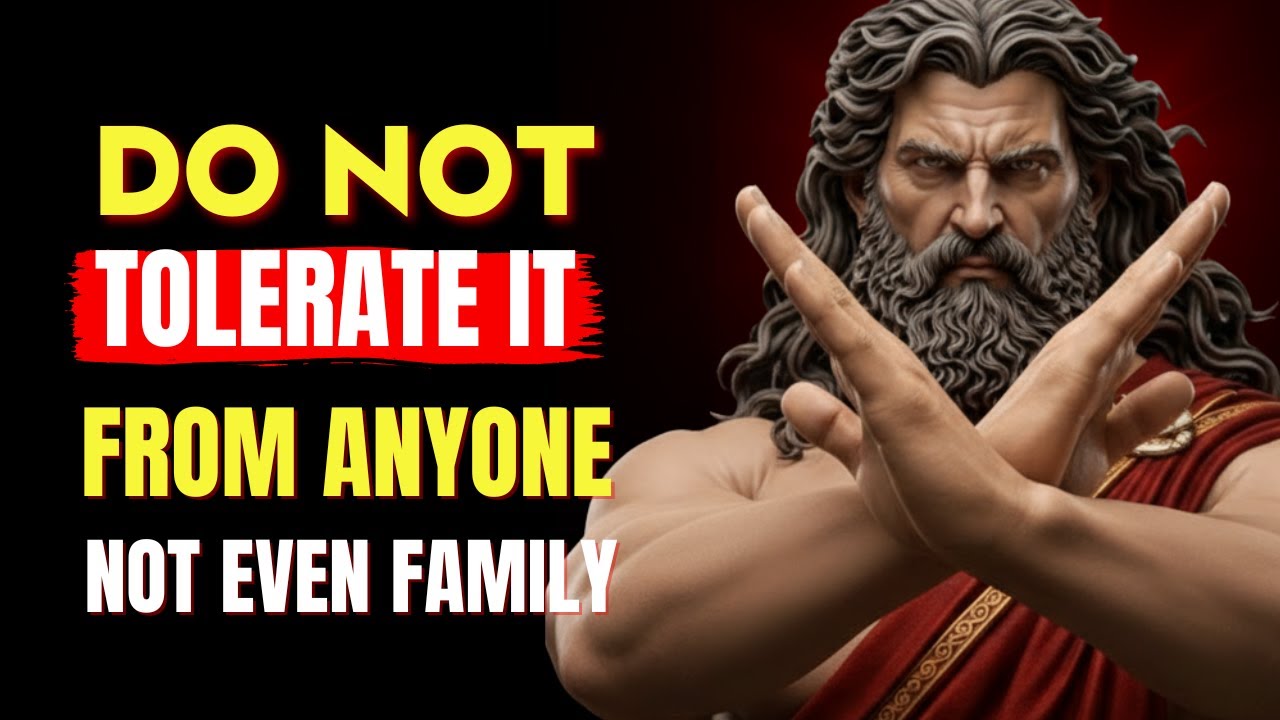 5 Toxic Behaviors You Should Never Tolerate — Not Even From Family | Stoic Philosophy - Stoicism