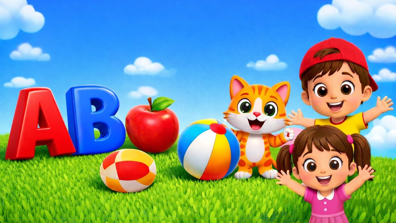 Phonics Song 2 with TWO Words in 3D - A For Airplane - ABC Alphabet Songs with Sounds for Children