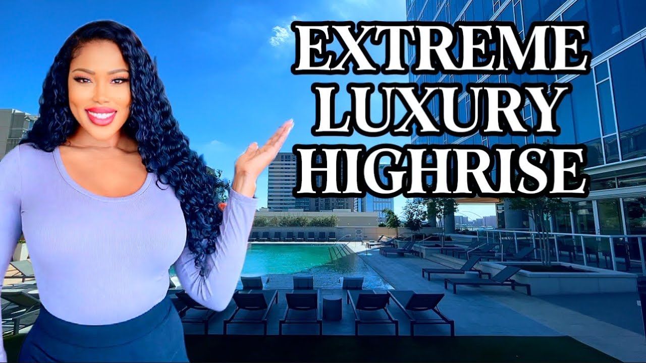 Top Luxury Highrise Area in Dallas Texas ~ Victory Park Empty Apartment Tour with Penthouse Showing