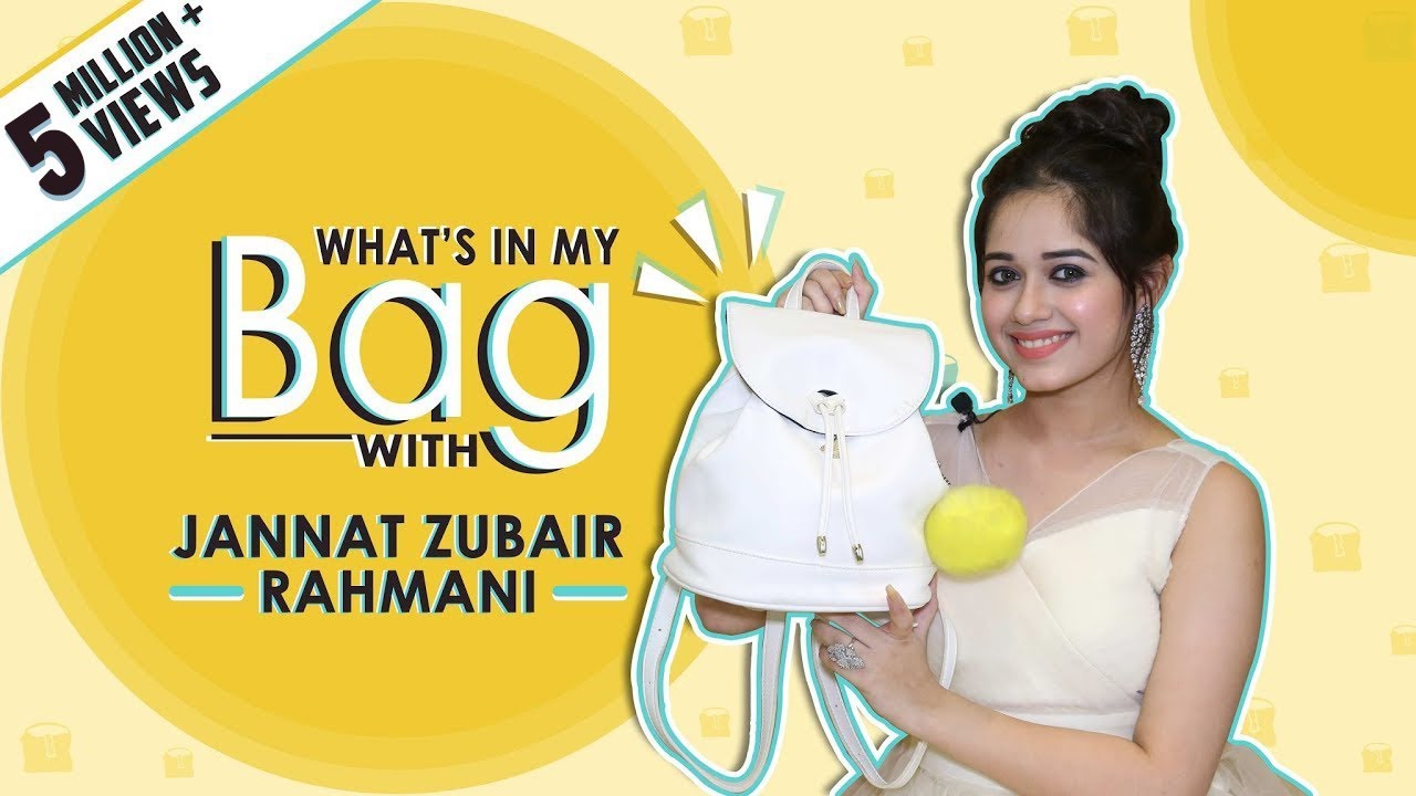 What’s In My Bag With Jannat Zubair Rahmani | Bag Secrets Revealed | Exclusive