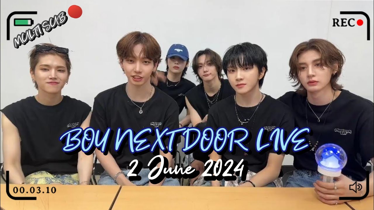 [MULTI SUB]🖤 BOY NEXT DOOR LIVE 2.06.24 #boynextdoor #vlive #보이넥스트도어 #재현 #성호 #리우 #태산 #이한 #운학 #engsub