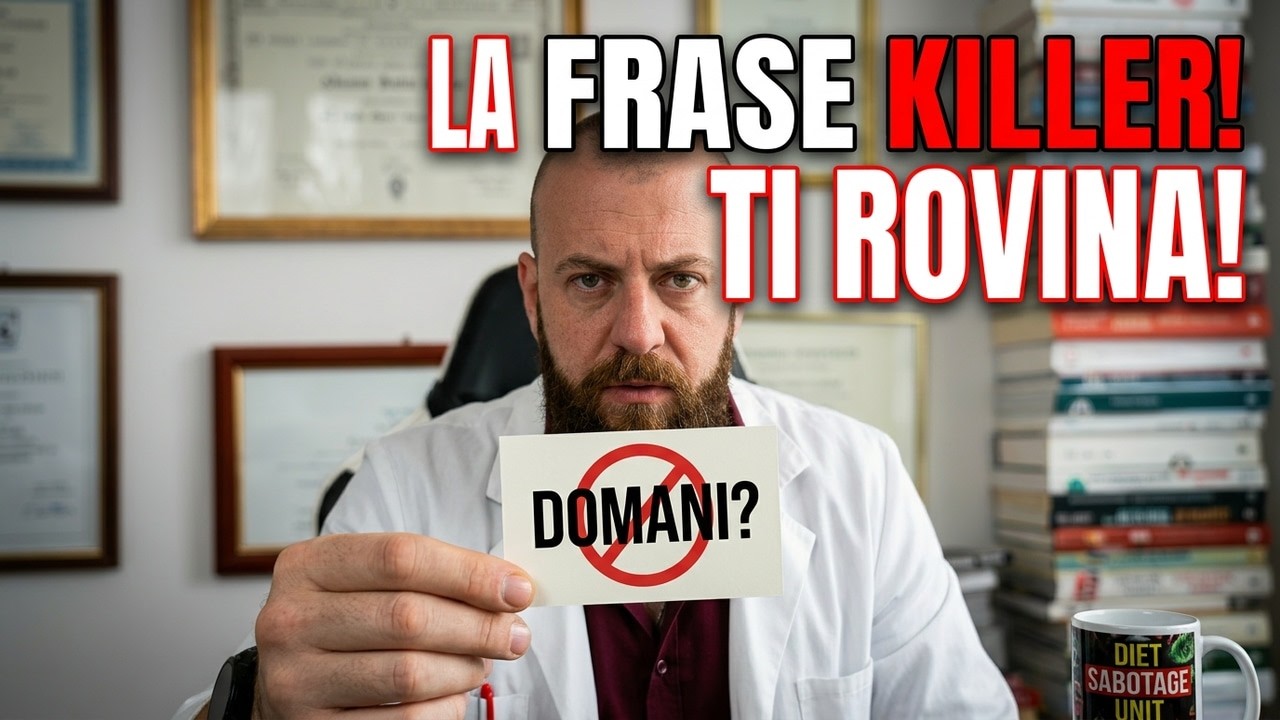 La frase che sabota la tua dieta ogni volta