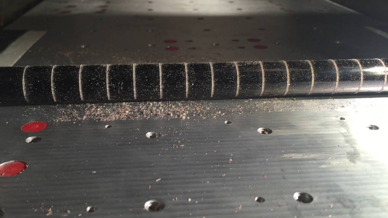 Rundstab Gravieren mit der 3 Achsen CNC Fr&auml;s Maschine