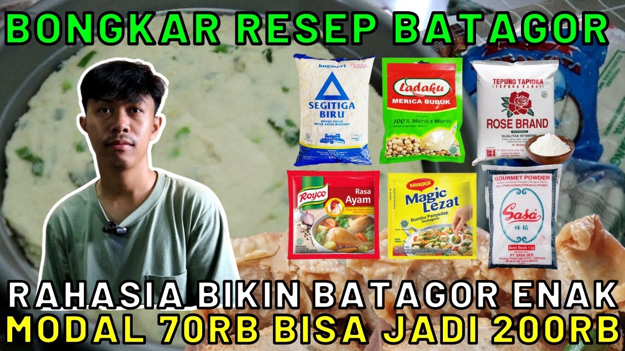 BONGKAR RESEP BATAGOR VIRAL, DIAJARIN FULL RESEPNYA, RASANYA BEDA DARI YANG LAIN