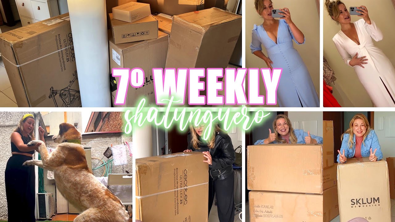 7ºWEEKLY: COMPRAS A LO GRANDE (se me va la olla) voy en busca del vestido DE BODA PERFECTO + mudanza