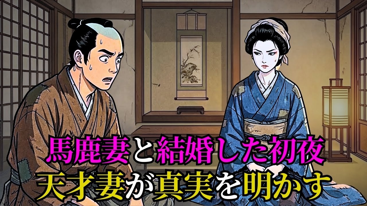 馬鹿な妻と結婚した初夜、天才妻が本当の姿を明かす | 野談 | 伝説 | 昔話 | 説話 | 民話