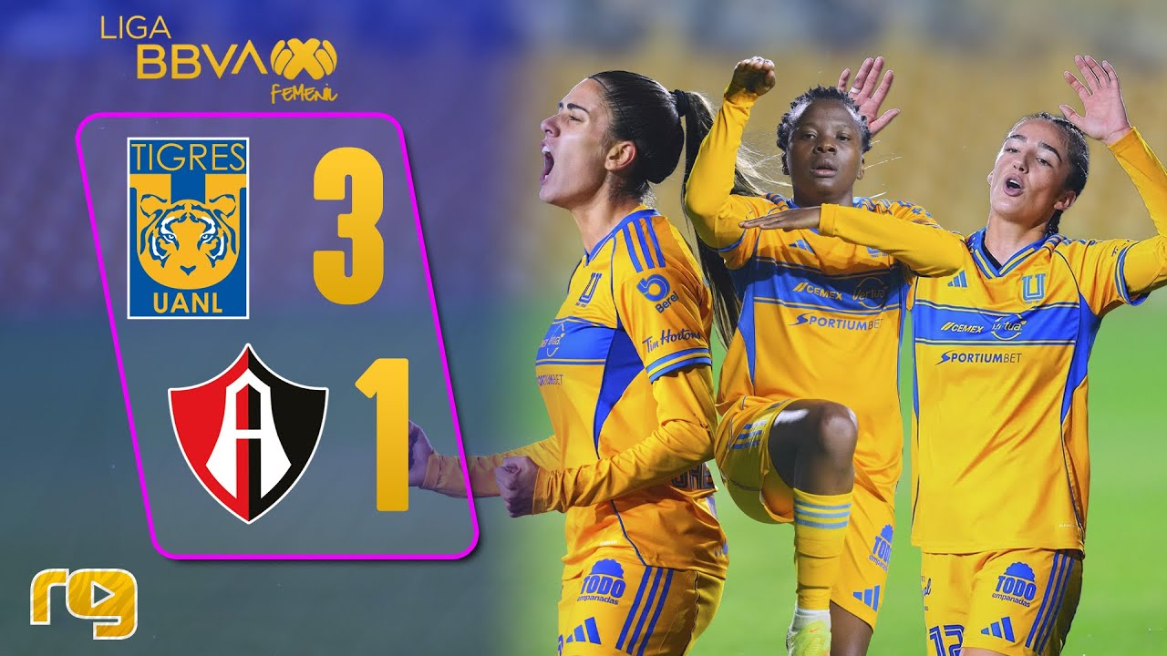 TIGRES VS ATLAS 3-1| RESUMEN GOLES | LIGA MX FEMENIL CLAUSURA 2026
