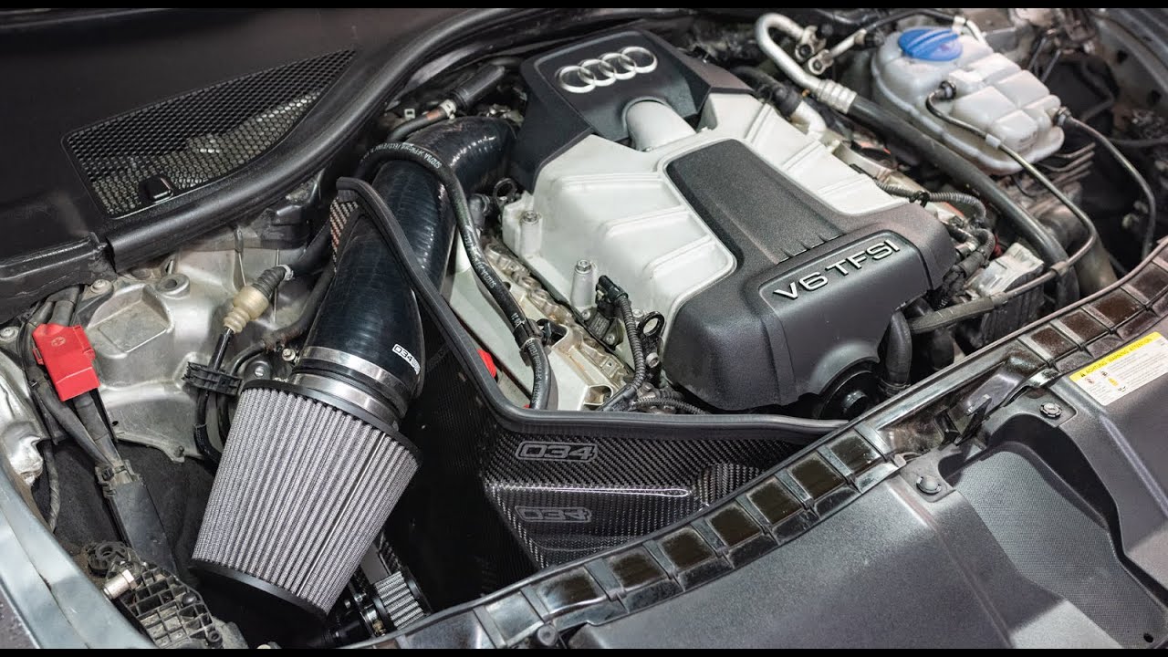 Sound Clips: 034Motorsport S34 Carbon Fiber Intake for Audi C7/C7.5 A6/A7 3.0 TFSI