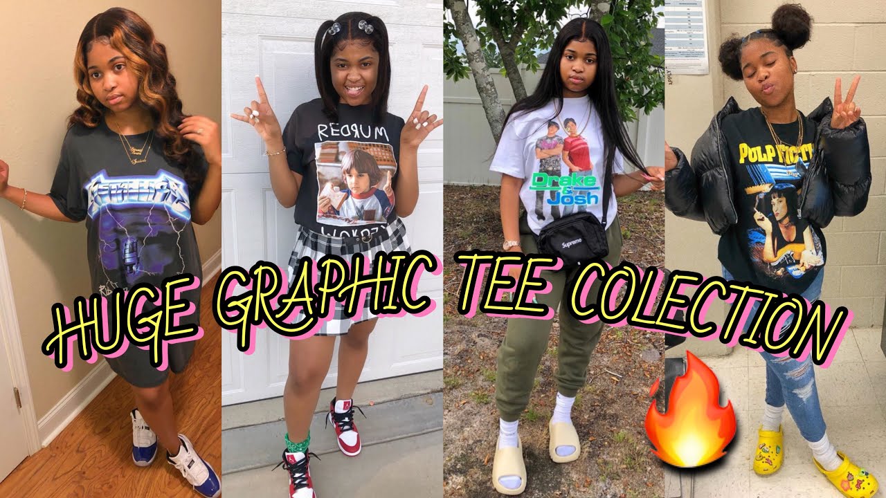 MY SUPER ICONIC GRAPHIC TEE COLLECTION * VERY AFFORDABLE *| STREETWEAR  EP. 1
