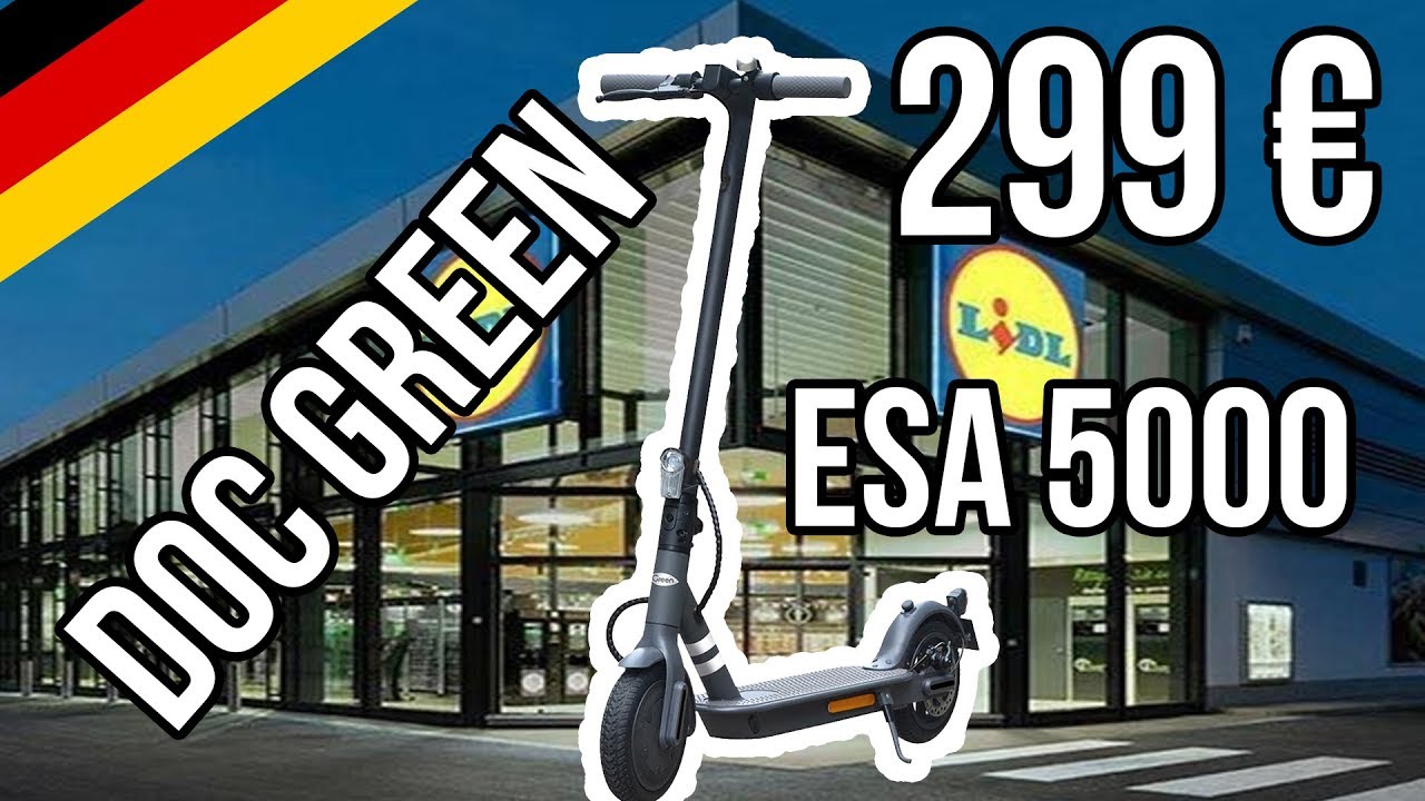 LIDL e scooter Doc Green ESA 5000 | Elektroroller für 299 Euro