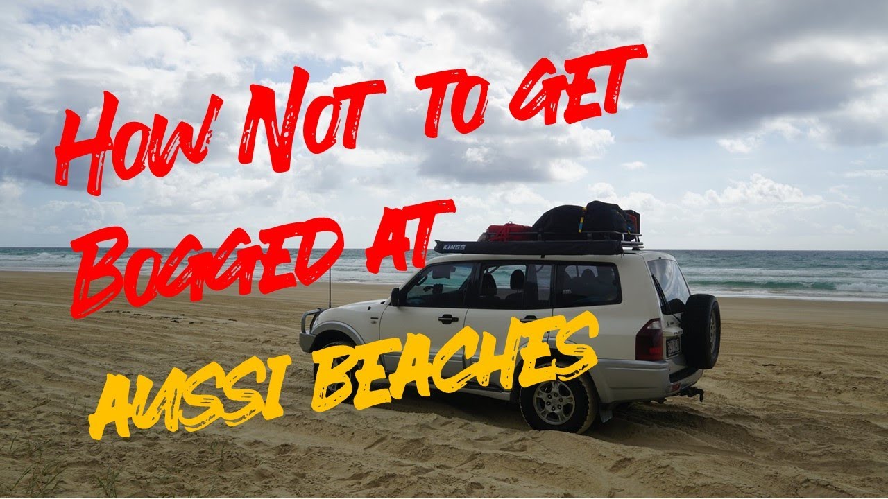 Why I did not get bogged at Inskip point - Getting into Fraser island barge