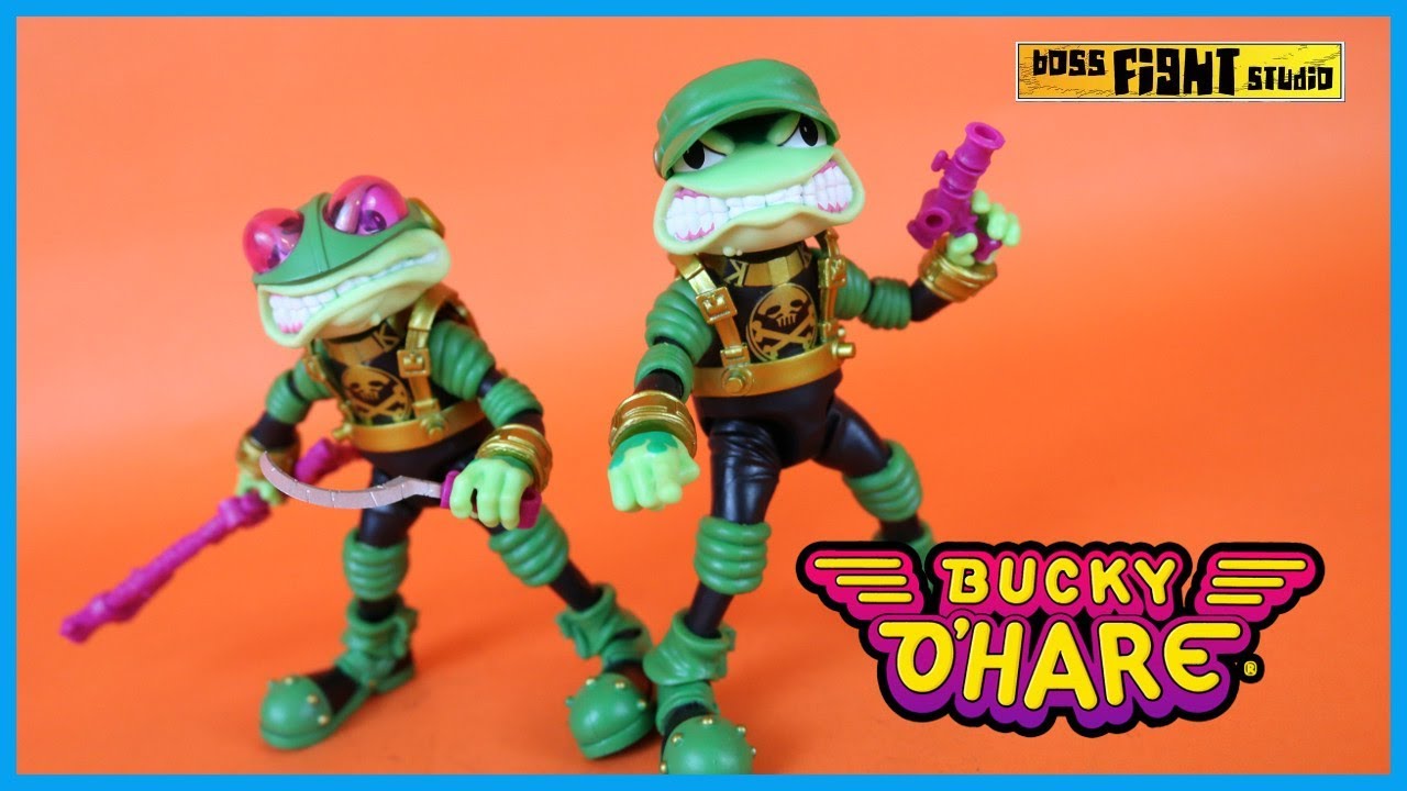 Boss Fight Studio Bucky O' Hare STORM TOAD TROOPER Action Figure Toy Review