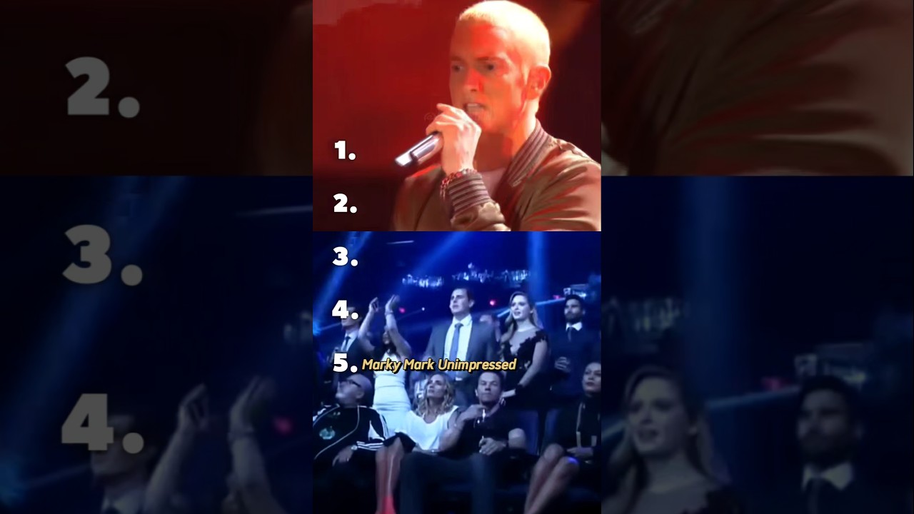 Ranking Celebrities Reaction To Eminem's Live Performances #shorts #eminem