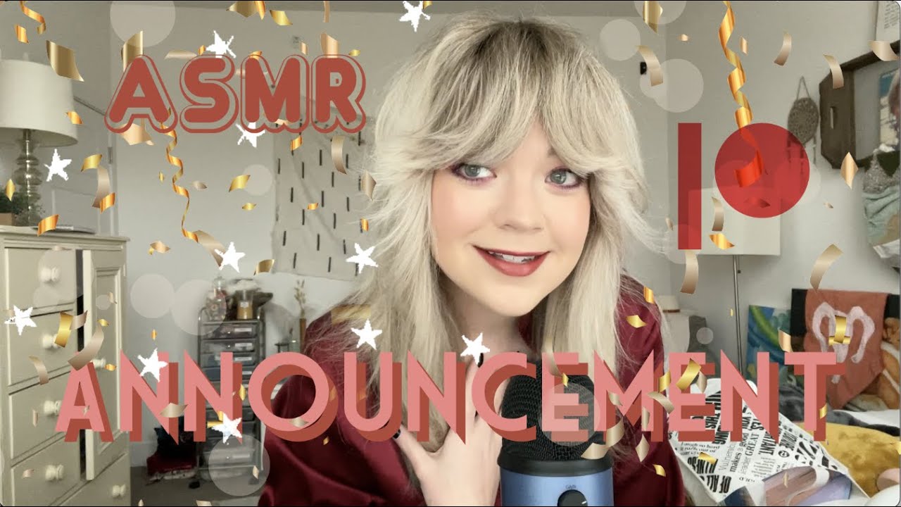 Patreon Announcement❗️❗️💌 ASMR Tier explanations, exciting offerings!! 🤍💌🌑💫