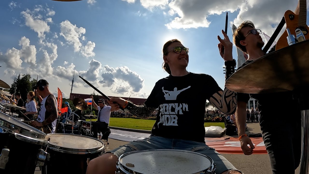 Земляне  - Трава у дома | Drum cam | ROCKNMOB#11| 18.08.2024