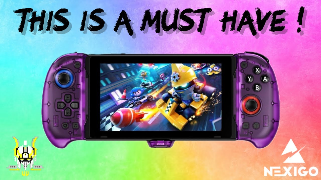 NexiGo Hall Effect Gripcon для Nintendo Switch даже имеет встроенную док-станцию! Обзор и распако...